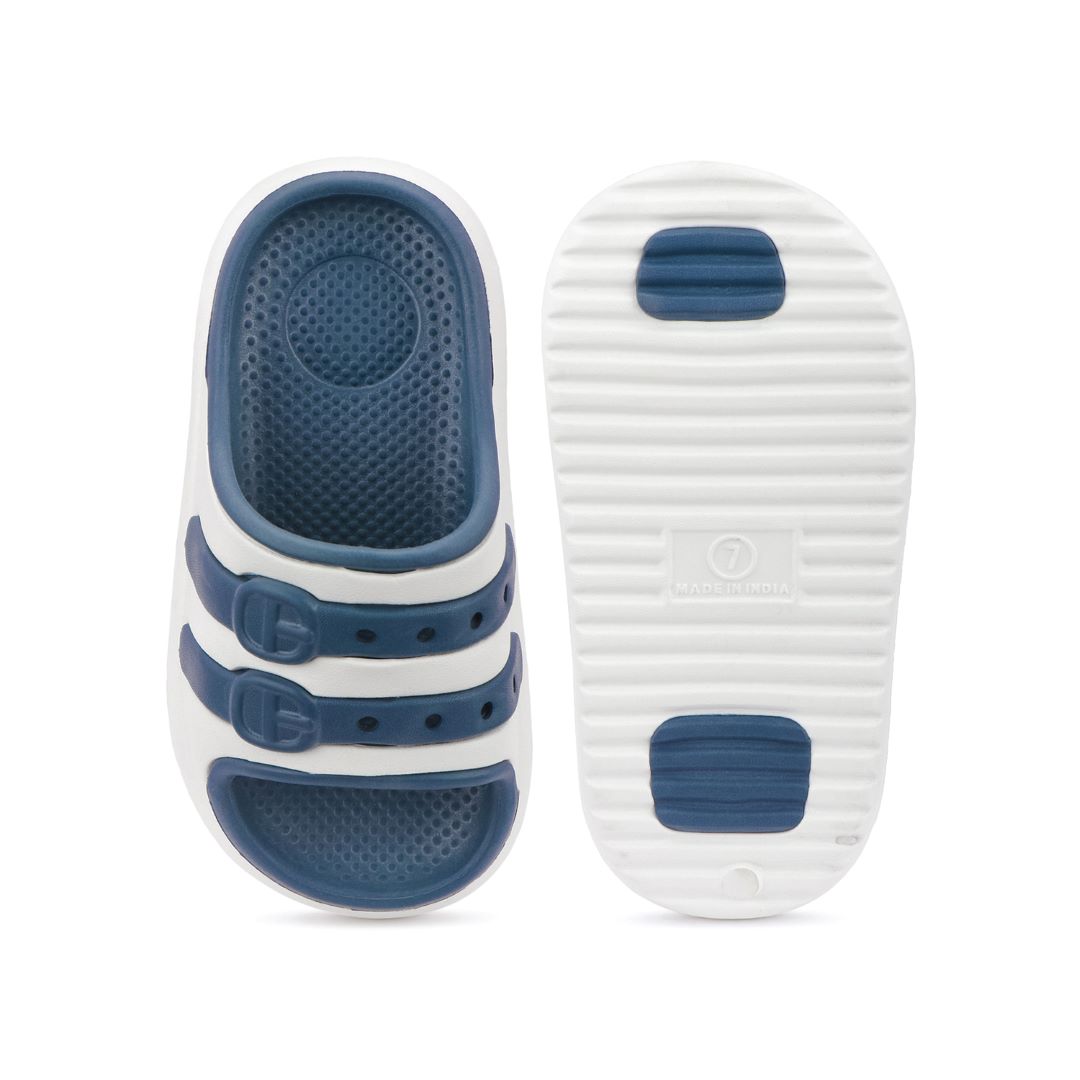 Bersache Extra Soft Classic Casual CHAPPAL with  Regular wear with Ultra Soft & Flexibility Technology Clog's for Kids's - White-6320.