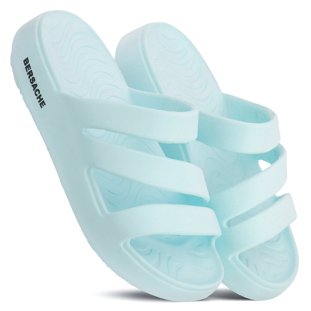 Bersache Extra Soft Classic Casual  with  Regular wear with Ultra Soft & Flexibility Technology Sandal for Women's-(6309-Blue)