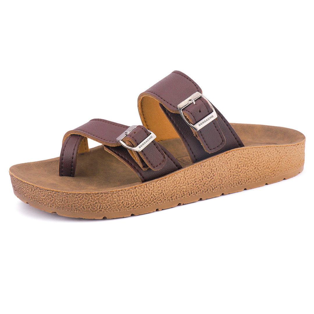 Bersache Extra Soft Classic Casual with  Regular wear with Ultra Soft & Flexibility Technology Sandal For men's & boy's-Brown-6224