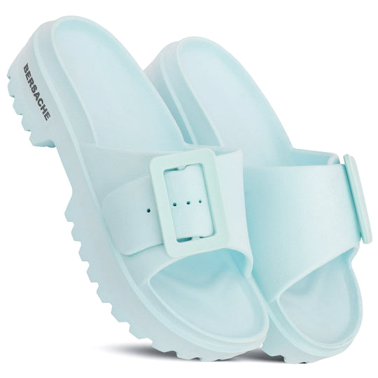 Bersache Extra Soft Classic Casual  with  Regular wear with Ultra Soft & Flexibility Technology Slipper for Women's-(6306-Blue)