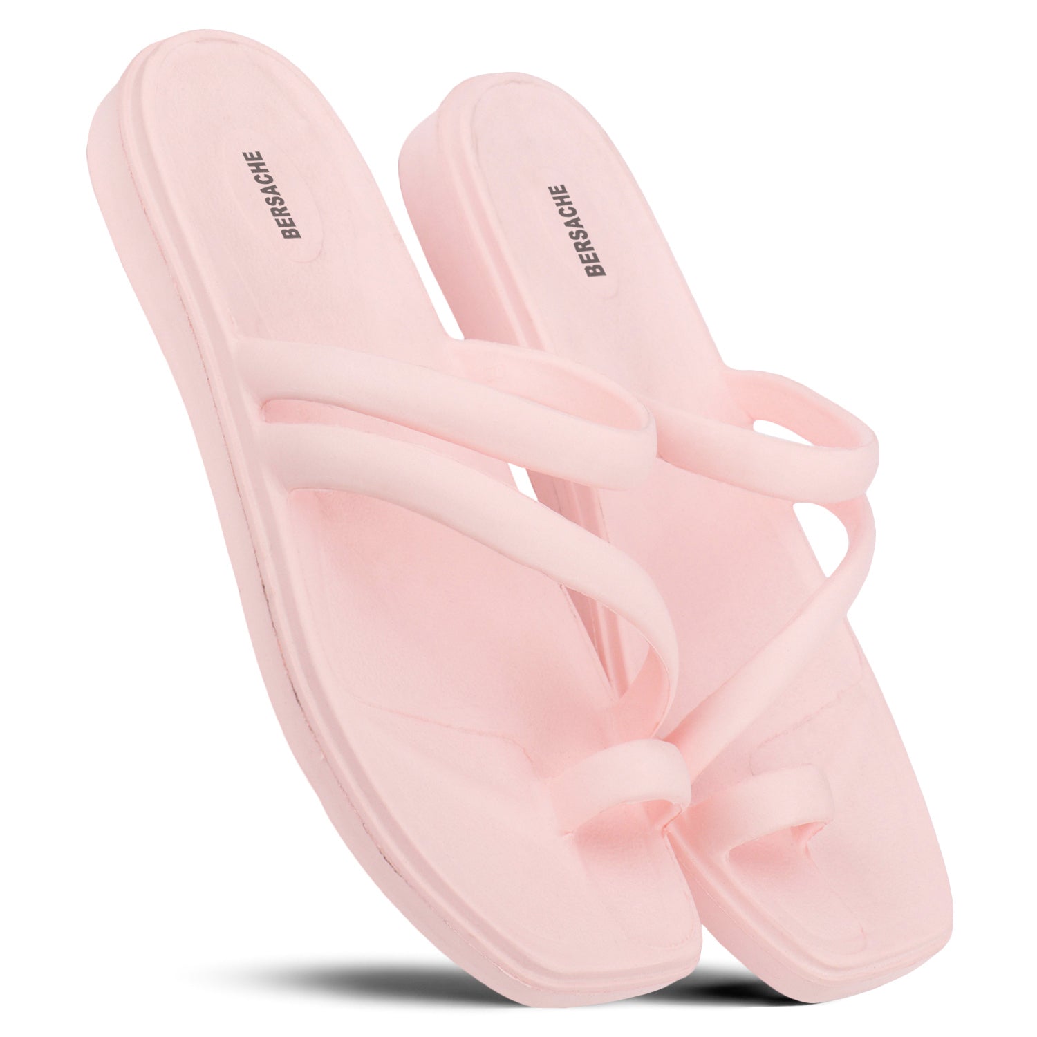 Bersache Extra Soft Classic Casual  with  Regular wear with Ultra Soft & Flexibility Technology Sandal for Women's-(6305-Pink)