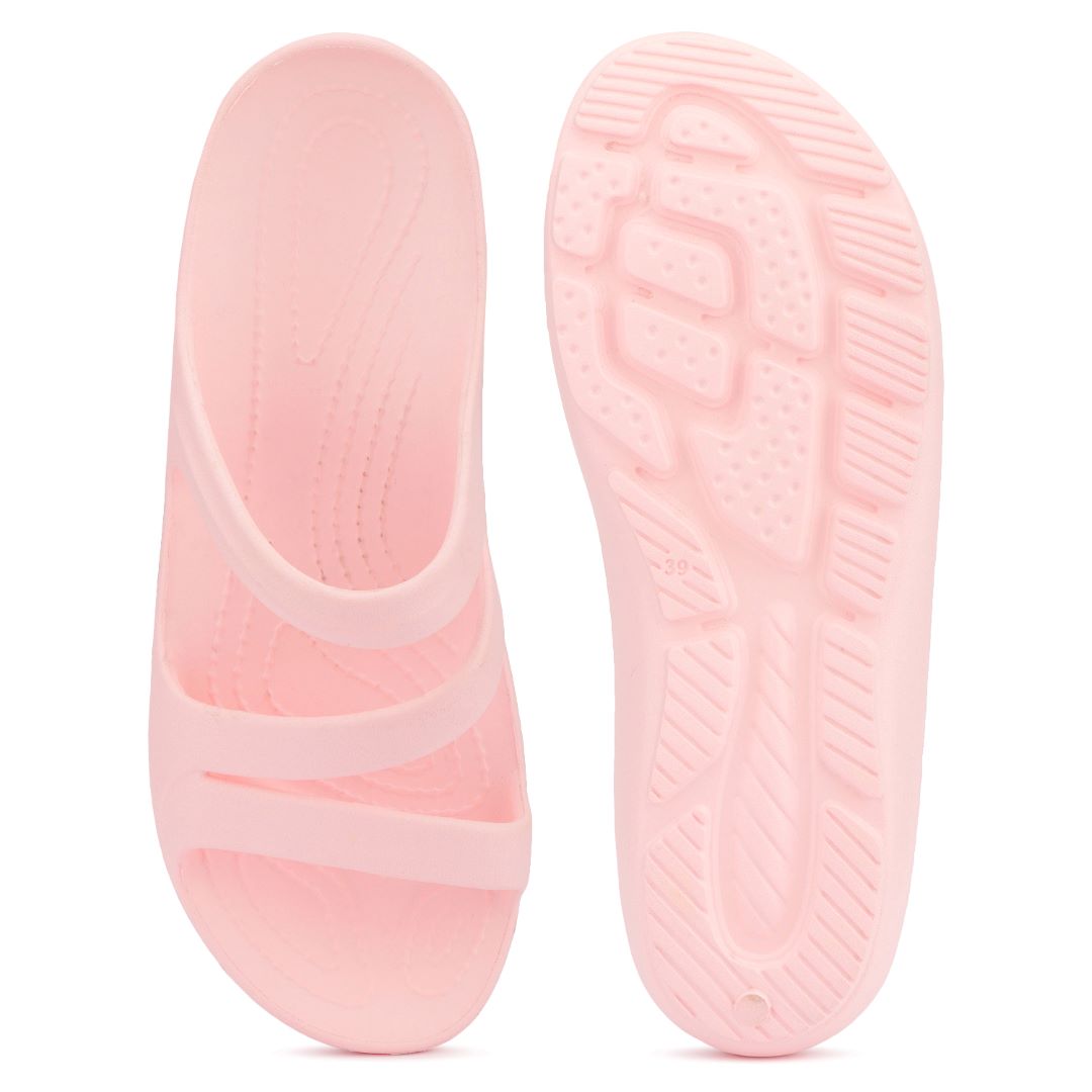 Bersache Extra Soft Classic Casual with  Regular wear with Ultra Soft & Flexibility Technology Sandal's For Women's & Girl's-(6250-Pink)