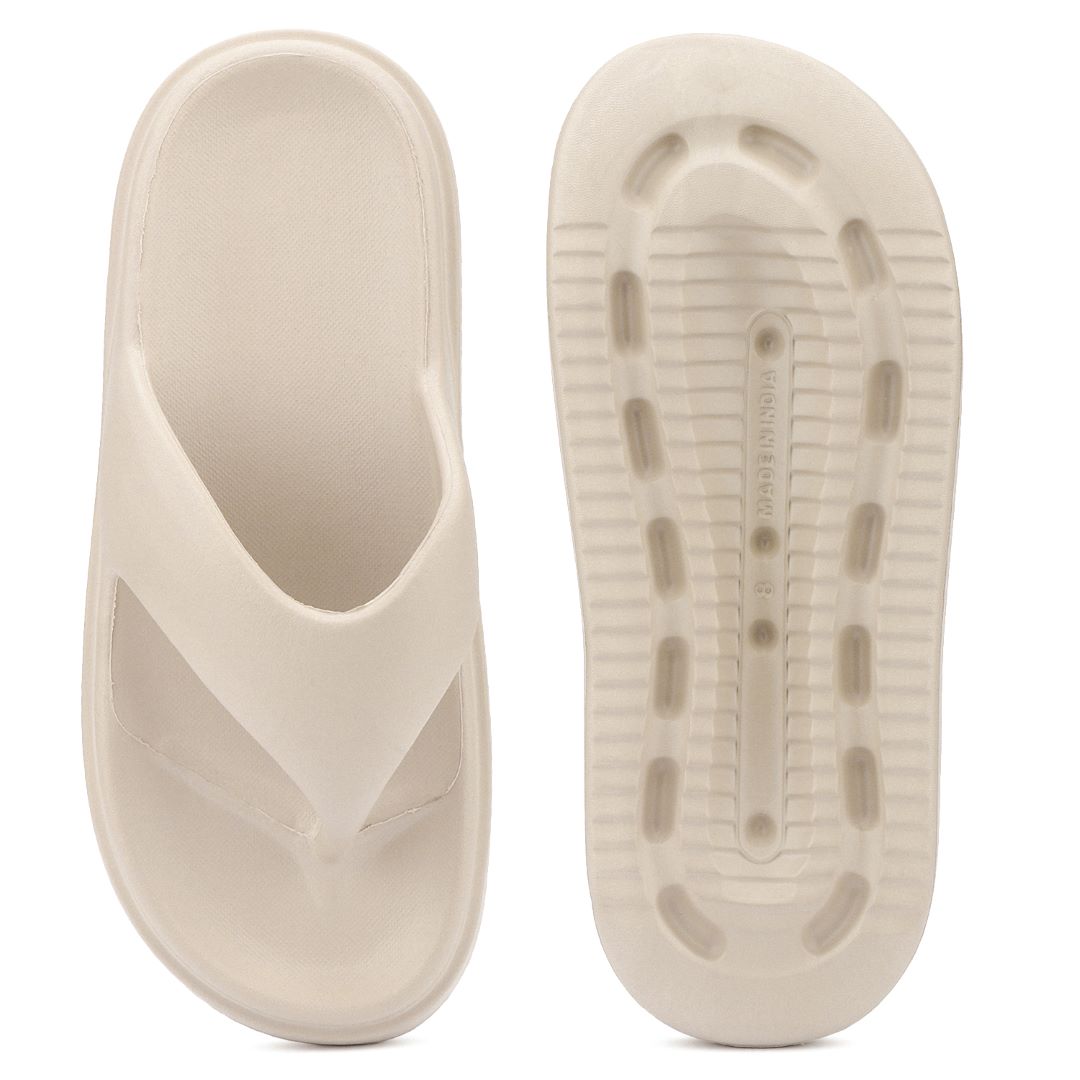 Bersache Extra Soft Classic Casual with  Regular wear with Ultra Soft & Flexibility Technology Sandal For Women's/Girl's-Begie-6265.