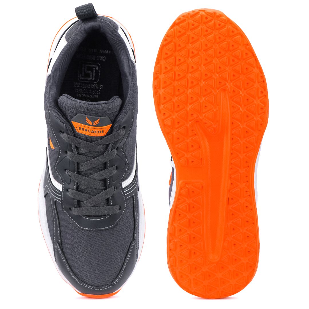 Bersache Premium Sports ,walking,Gym,cricket, Trending  Running Shoes For Men's ( Blue-8118)