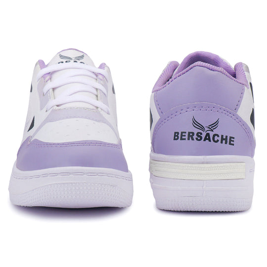 Bersache Sneaker, Loafers ,Casual with Extra comfort Sneaker Colour Changing shoes for Women (Purple-8067)