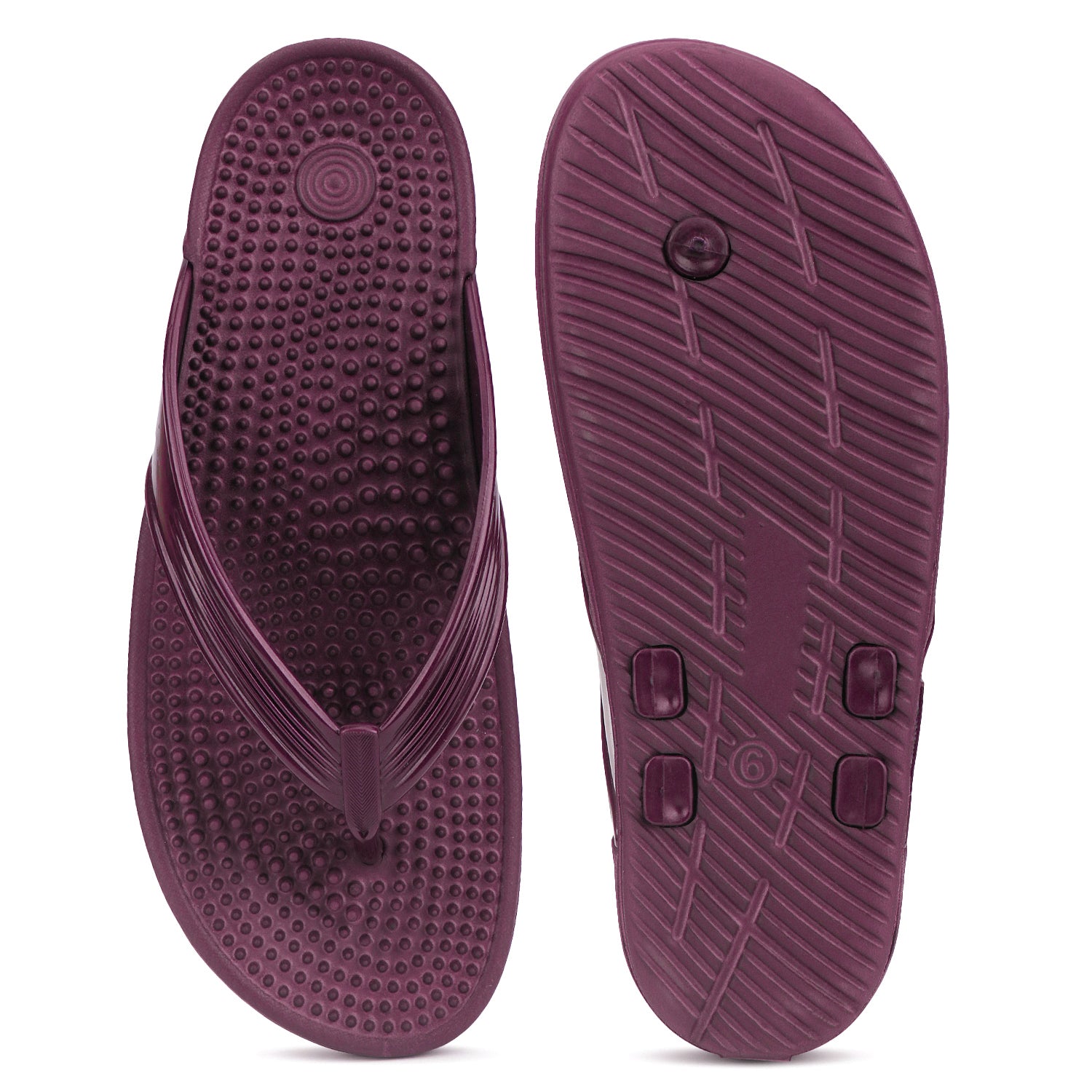 Bersache Extra Soft Classic Casual CHAPPAL with  Regular wear with Ultra Soft & Flexibility Technology  Slippers for Women's-(6333-Maroon).
