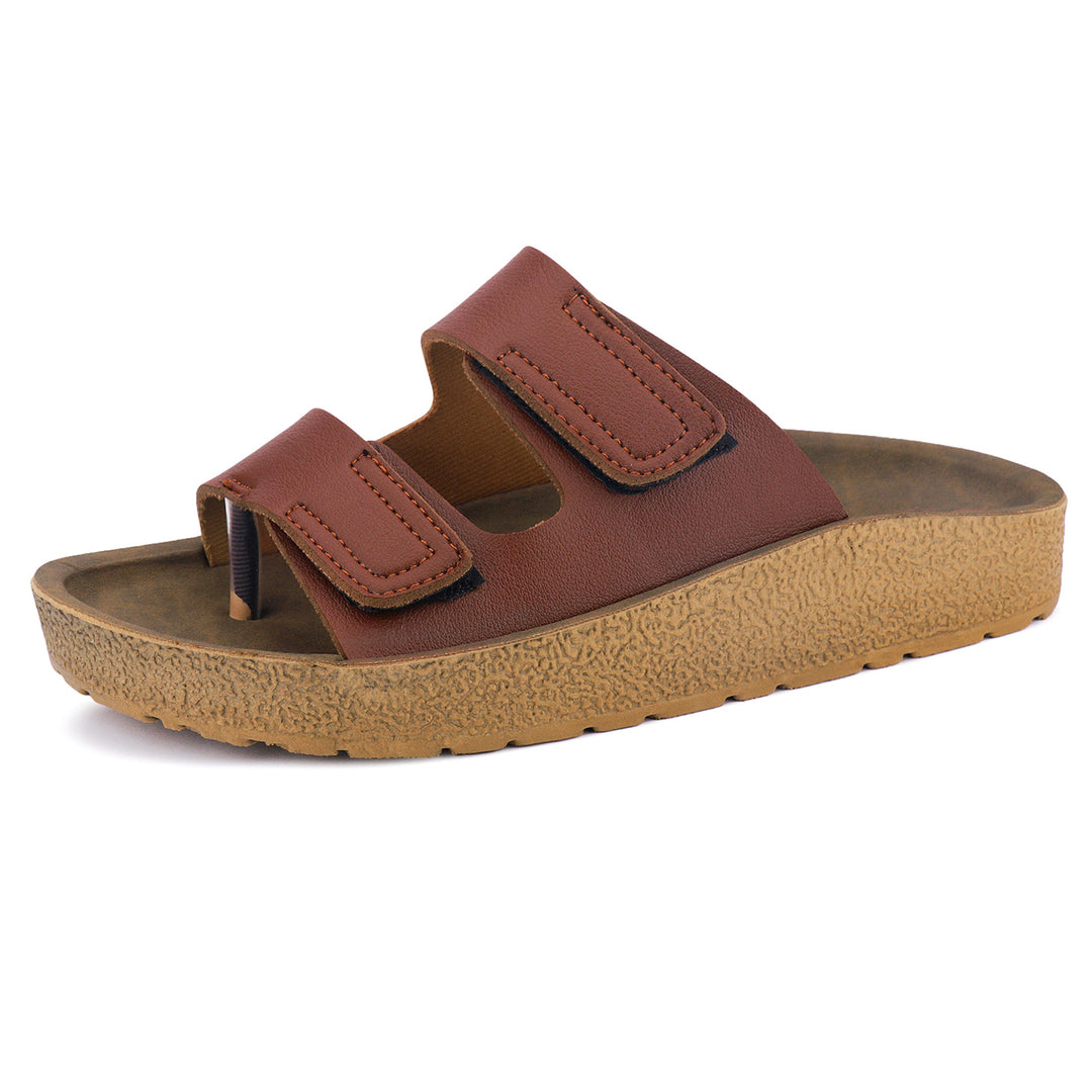 Bersache Extra Soft Classic Casual with  Regular wear with Ultra Soft & Flexibility Technology Slipper For Men's & Boy's-Brown-6221