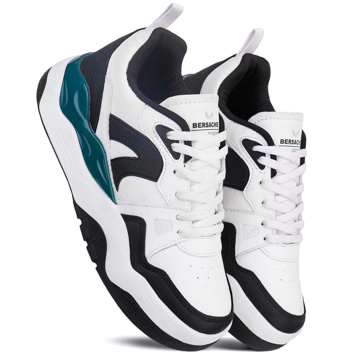 Bersache Casual Sneaker shoe for Men| Soft Cushioned Insole , Slip-Resistance Casuals For Men (White-9223).