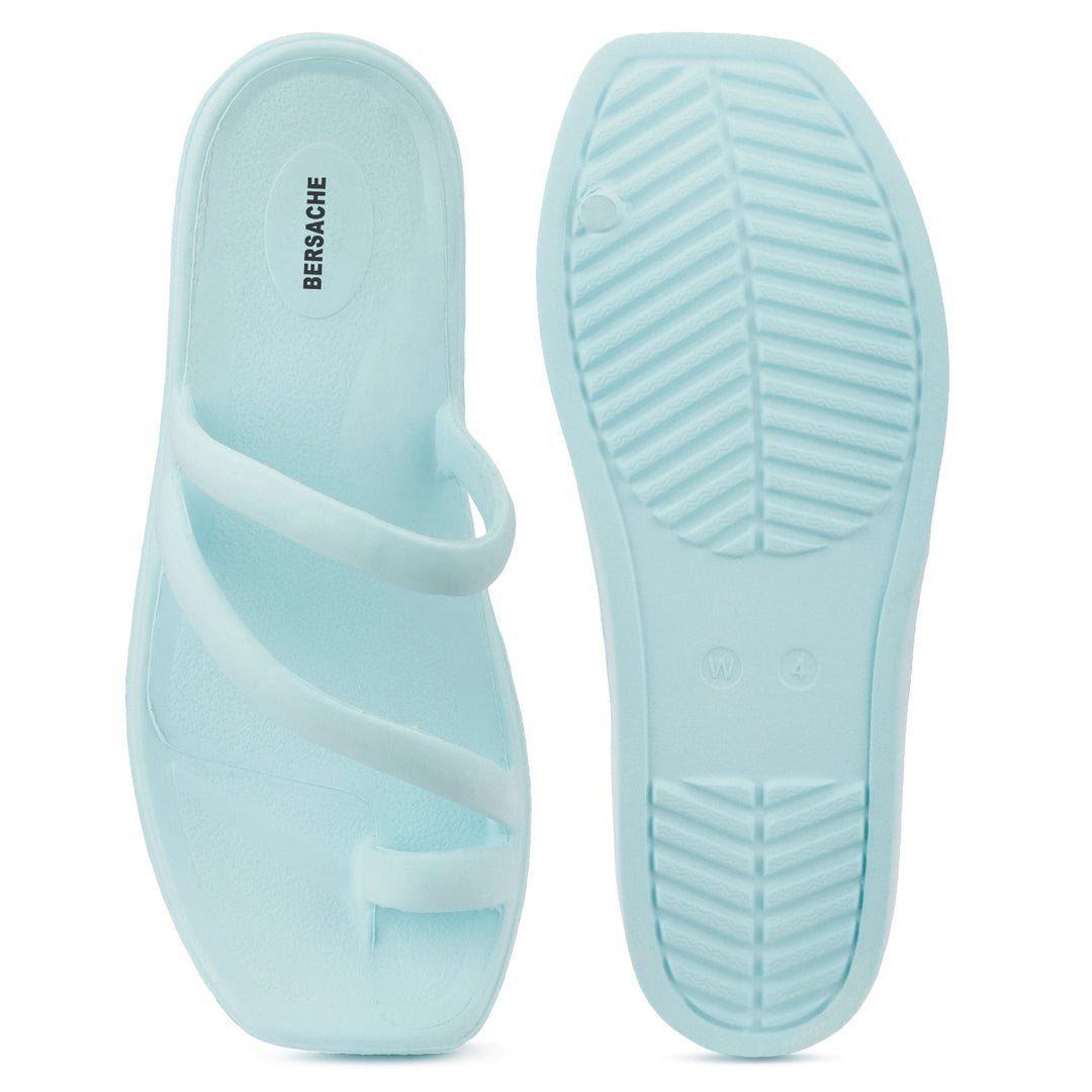 Bersache Extra Soft Classic Casual  with  Regular wear with Ultra Soft & Flexibility Technology Slipper for Women's-(6303-Blue)