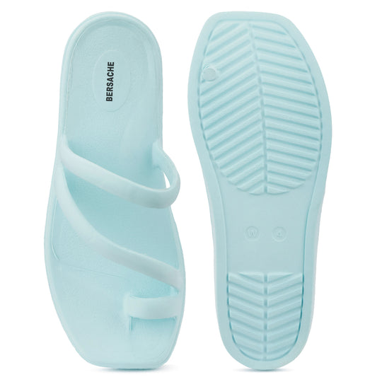Bersache Extra Soft Classic Casual  with  Regular wear with Ultra Soft & Flexibility Technology Slipper for Women's-(6303-Blue)
