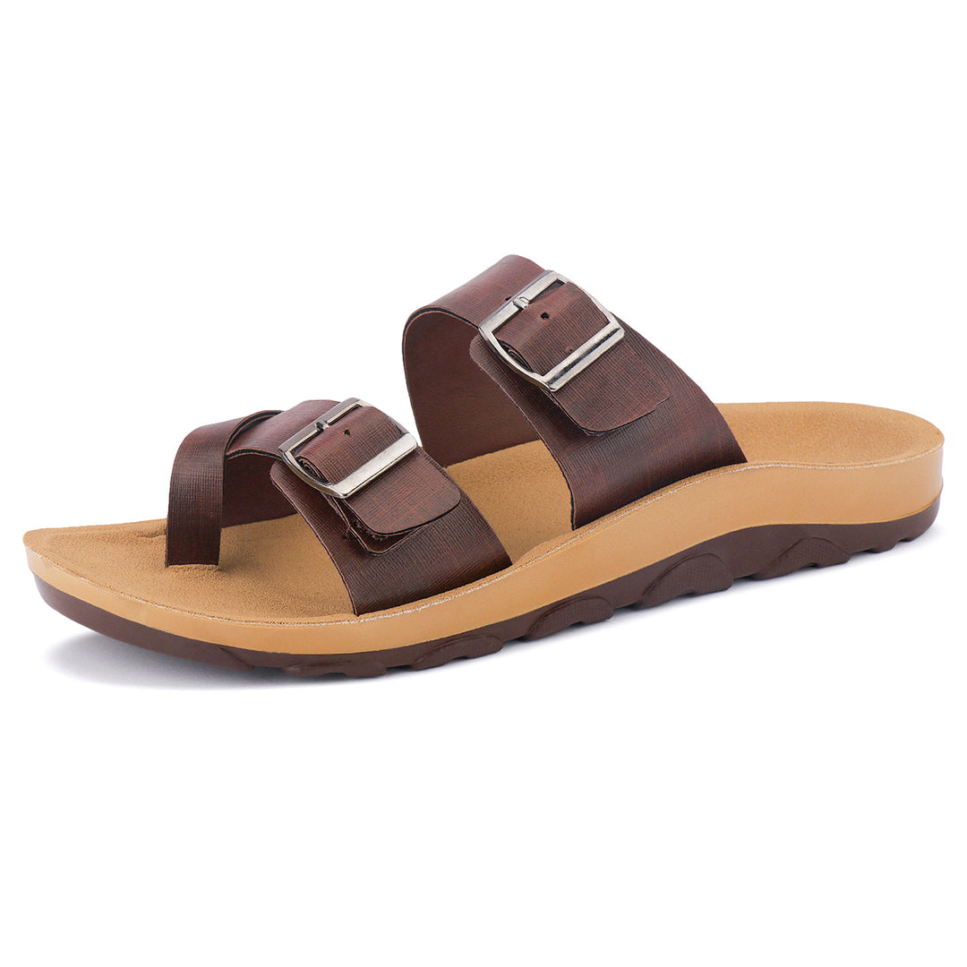 Bersache Extra Soft Classic Casual with  Regular wear with Ultra Soft & Flexibility Technology Sandal For Men's & Boy's-Brown-6217