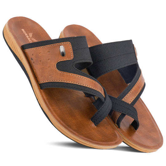 Bersache Extra Soft Classic Casual with  Regular wear with Ultra Soft & Flexibility Technology Slipper For Men's & Boy's-Brown-6217