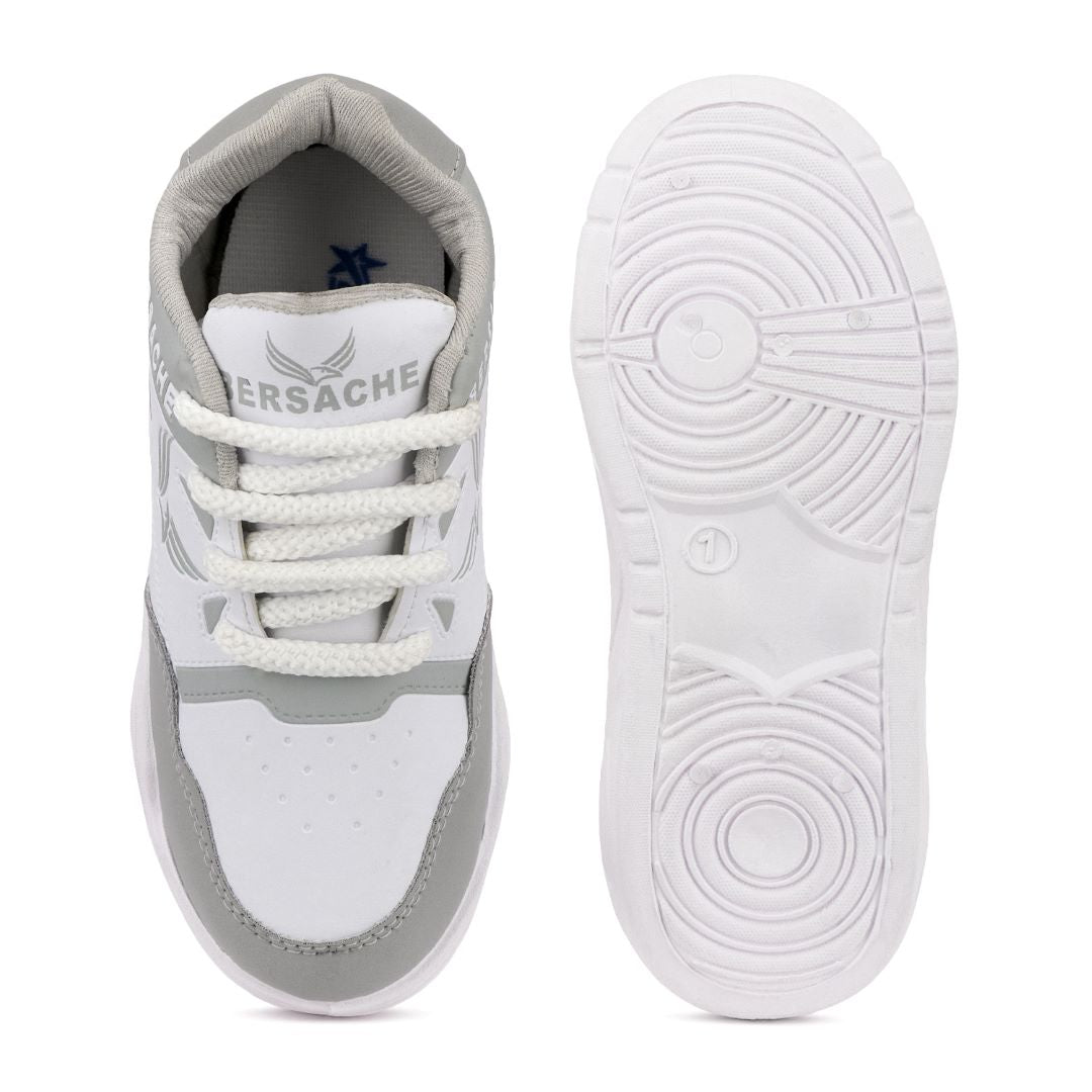 Bersache Casual Sneaker shoe for Kids|Soft Cushioned Insole,Slip-Resistance Casuals For Kids - Gray-6279.