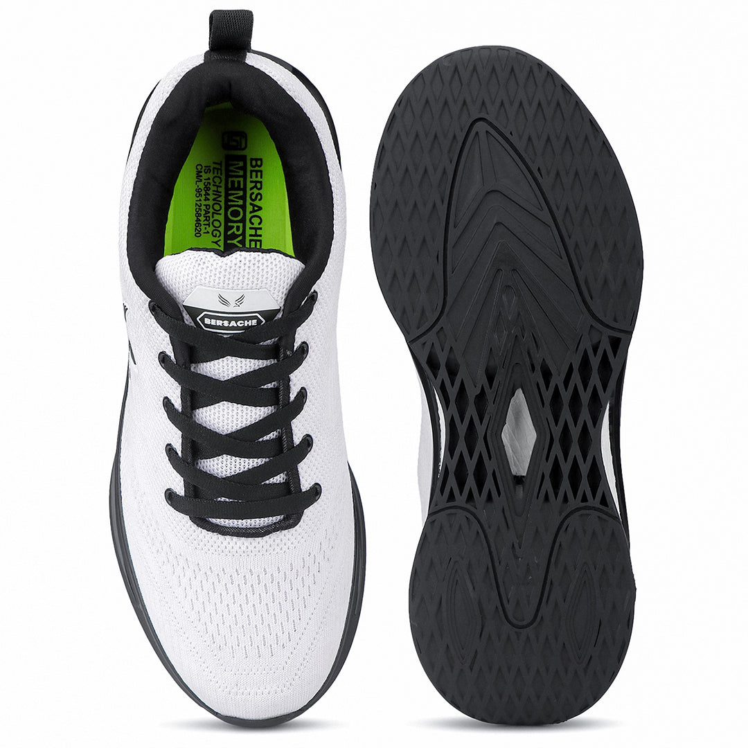Bersache Casual Sneaker shoe for Men| Soft Cushioned Insole , Slip-Resistance Casuals For Men (Green-9229)