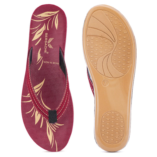 Bersache Extra Soft Classic Casual with  Regular wear with Ultra Soft & Flexibility Technology Slipper For Women's & Girl's-Pink-6231