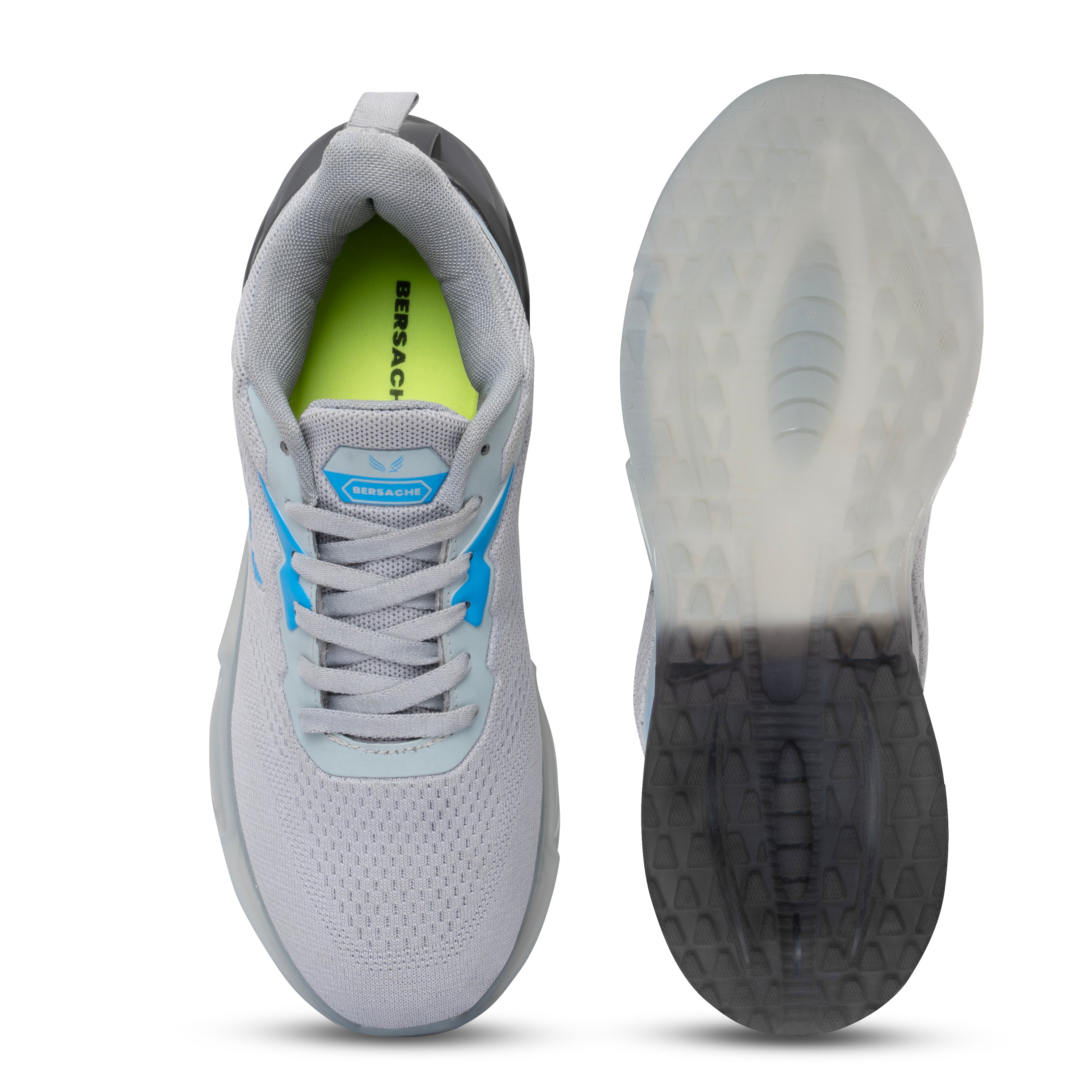 Bersache Premium Casual ,Gym, Trending Stylish Running Shoes For Men  (9194-Grey).