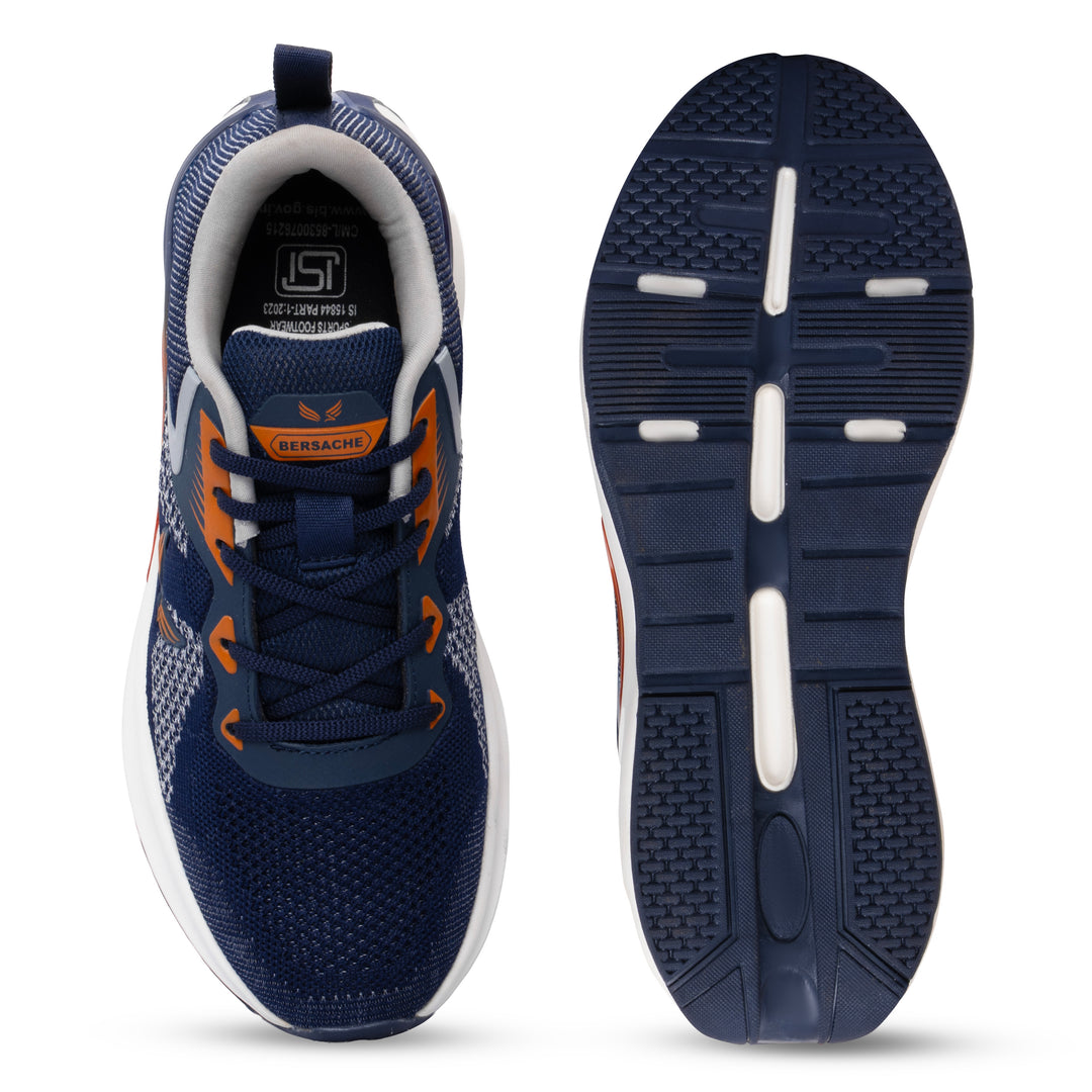 Bersache Sneaker, Loafers ,Casual With Extra Comfort Sneakers For Men (9202-Blue)