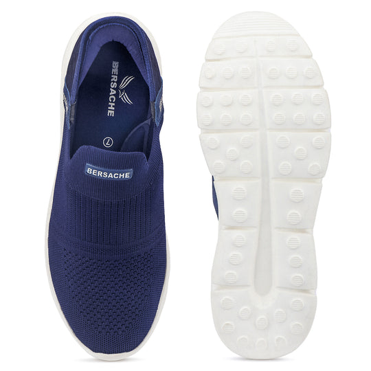 Bersache Premium Sports,Gym, Trending Stylish Running Shoes For Men (8078-Blue)