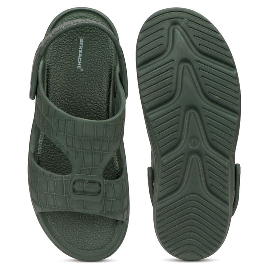 Bersache Extra Soft Classic Casual with  Regular wear with Ultra Soft & Flexibility Technology Flipflop For Men's & Boy's-Black-6270)