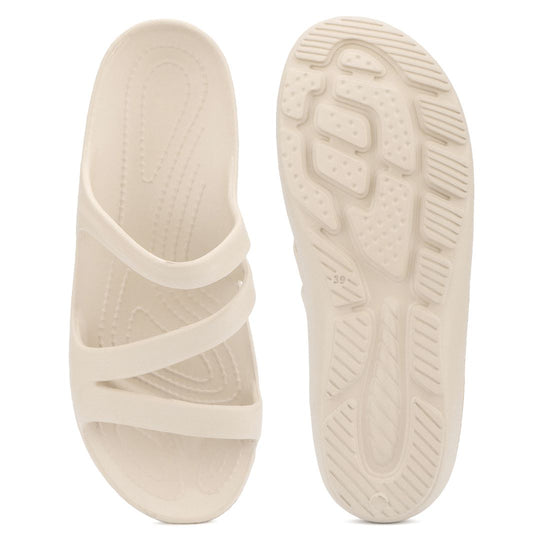 Bersache Extra Soft Classic Casual with  Regular wear with Ultra Soft & Flexibility Technology Slipper For Women's & Girl's-(6251-Beige)