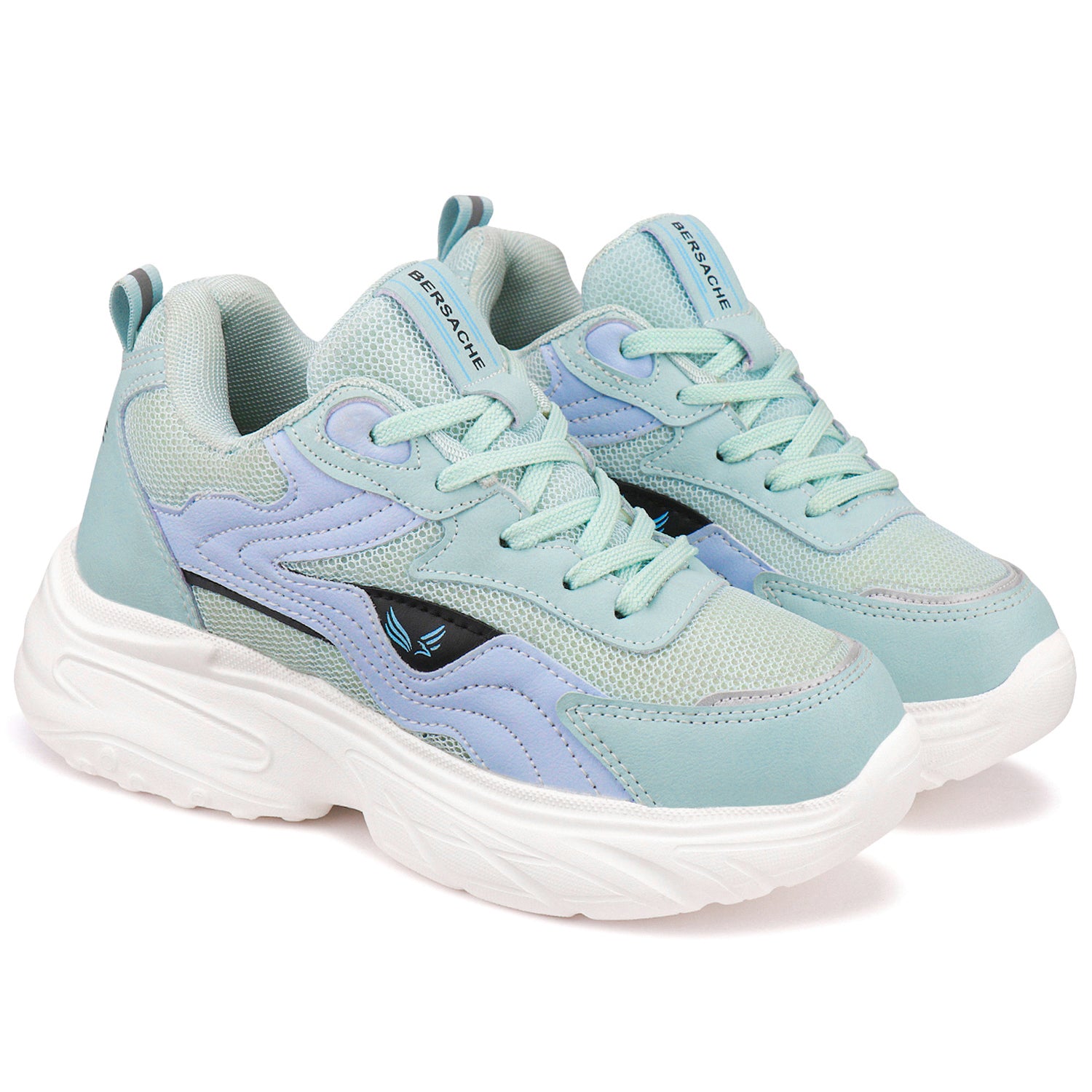 Bersache Sneaker, Loafers ,Casual with Extra comfort Sneaker Colour Changing shoes for Women (Blue-8104)