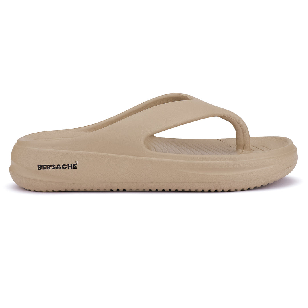 Bersache Extra Soft Classic Casual with  Regular wear with Ultra Soft & Flexibility Technology Clog's For women's/Girl's-(Beige-6197)