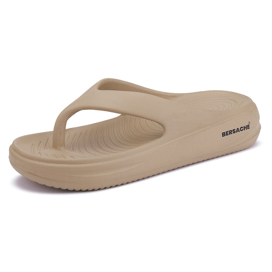 Bersache Extra Soft Classic Casual with  Regular wear with Ultra Soft & Flexibility Technology Clog's For women's/Girl's-(Beige-6197)