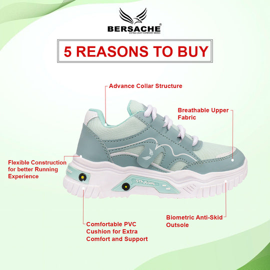 Bersache Sneaker, Loafers ,Casual with Extra comfort Sneaker Colour Changing shoes for Women (Grey-8101)