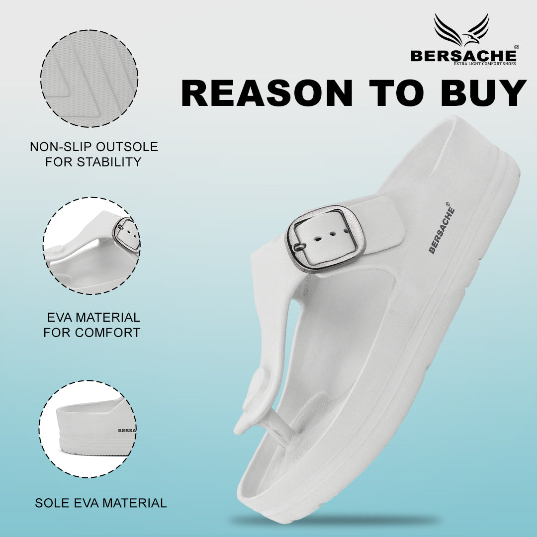 Bersache Extra Soft Classic Casual CHAPPAL with  Regular wear with Ultra Soft & Flexibility Technology  Slippers for Men's-(6290-Grey)