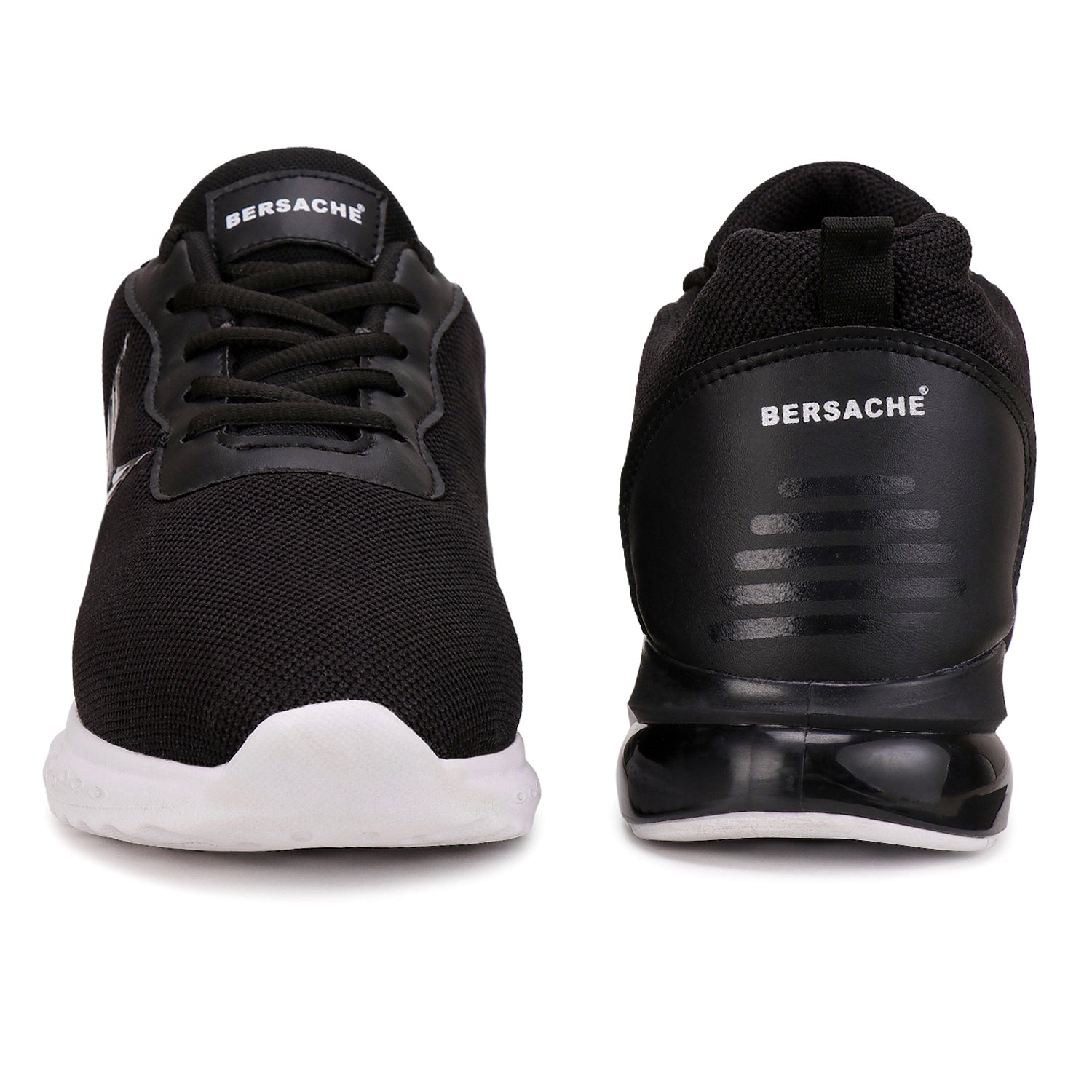 Bersache Casual Shoes For Men  (Black) - 9025.