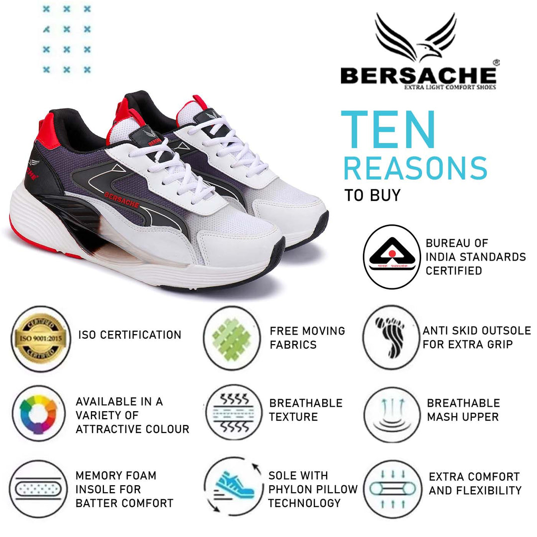 Bersache Lightweight Casual Sneaker Shoes For Men-9070