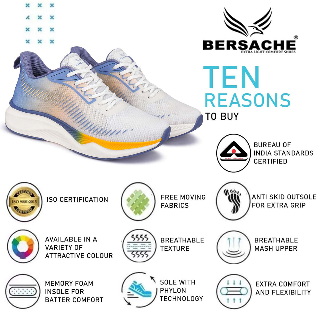 Bersache Premium Sports ,Gym, Trending Stylish Running Shoes For Men ( 9108)