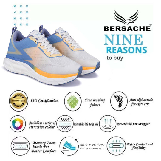 Bersache Premium Sports ,Gym, Trending Stylish Running Shoes For Men ( 9110 )