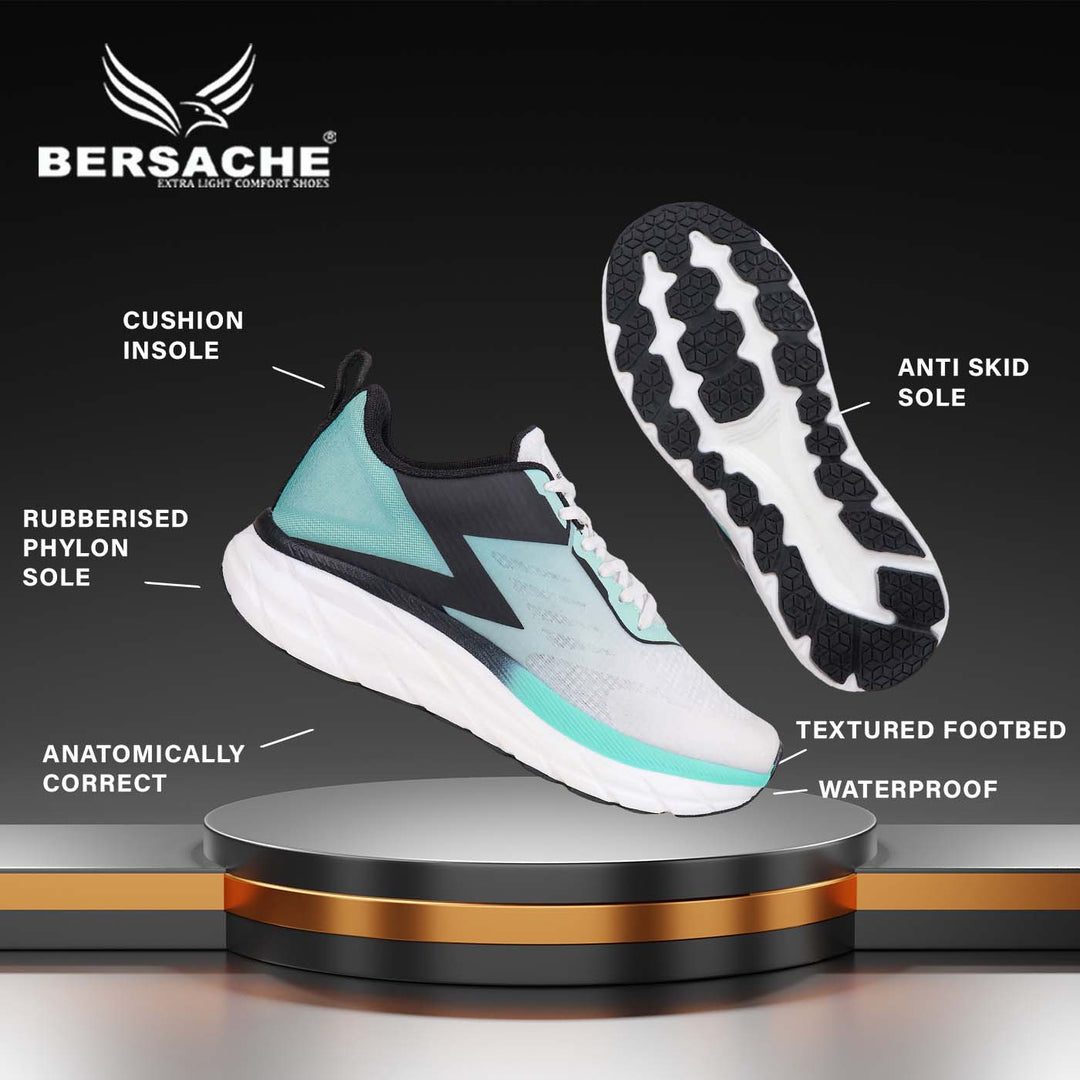 Bersache Premium Sports ,Gym, Trending Stylish Running Shoes For Men ( 9111)