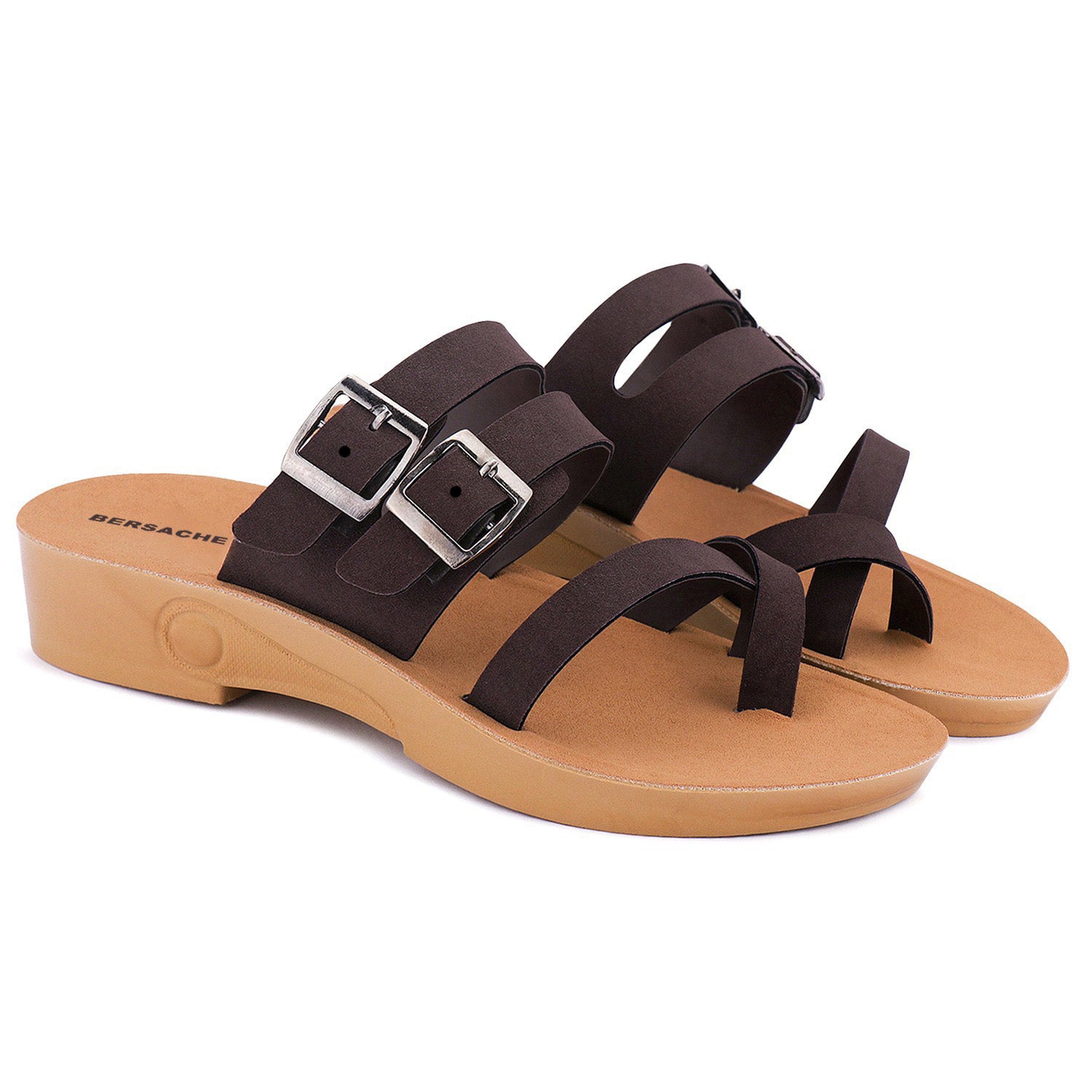 Bersache Extra Soft Classic Casual with  Regular wear with Ultra Soft & Flexibility Technology Sandal's For Women's & Girl's-(6239-Black)