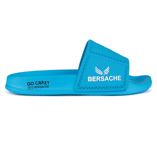 Bersache Extra Soft Classic Casual with Back Strap Regular wear with Ultra Soft & Flexibility Technology Flip-Flop for Men's/ boy,s - 6042 (Blue)