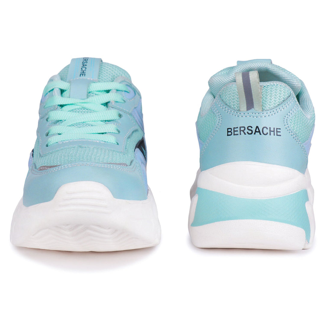 Besache Sneaker, Loafers ,Casual With Extra Comfort Sneakers For Women (Blue-9130)