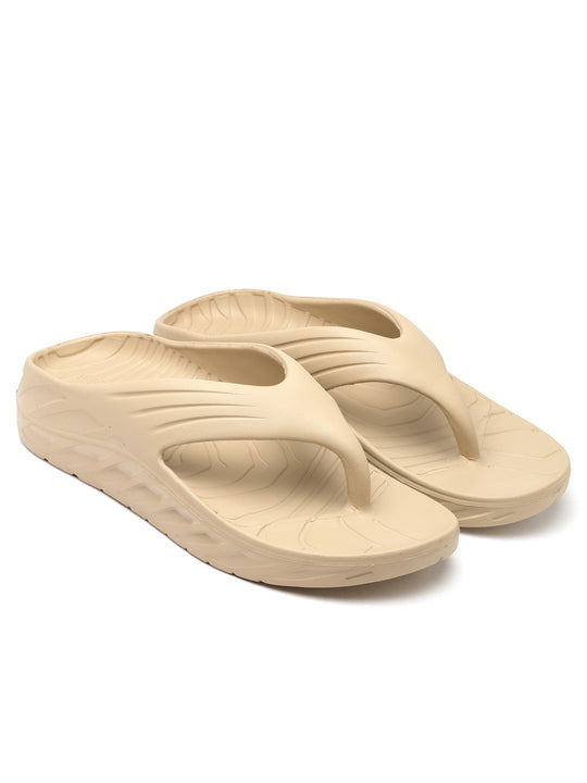 Bersache Extra Soft Classic Casual with  Regular wear with Ultra Soft & Flexibility Technology Flip Flop for Men's & Boy's (6095-Beige)