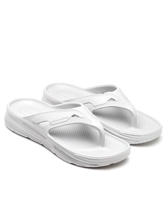 Bersache Extra Soft Classic Casual with  Regular wear with Ultra Soft & Flexibility Technology Flip Flop for Men's & Boy's (6120-White)