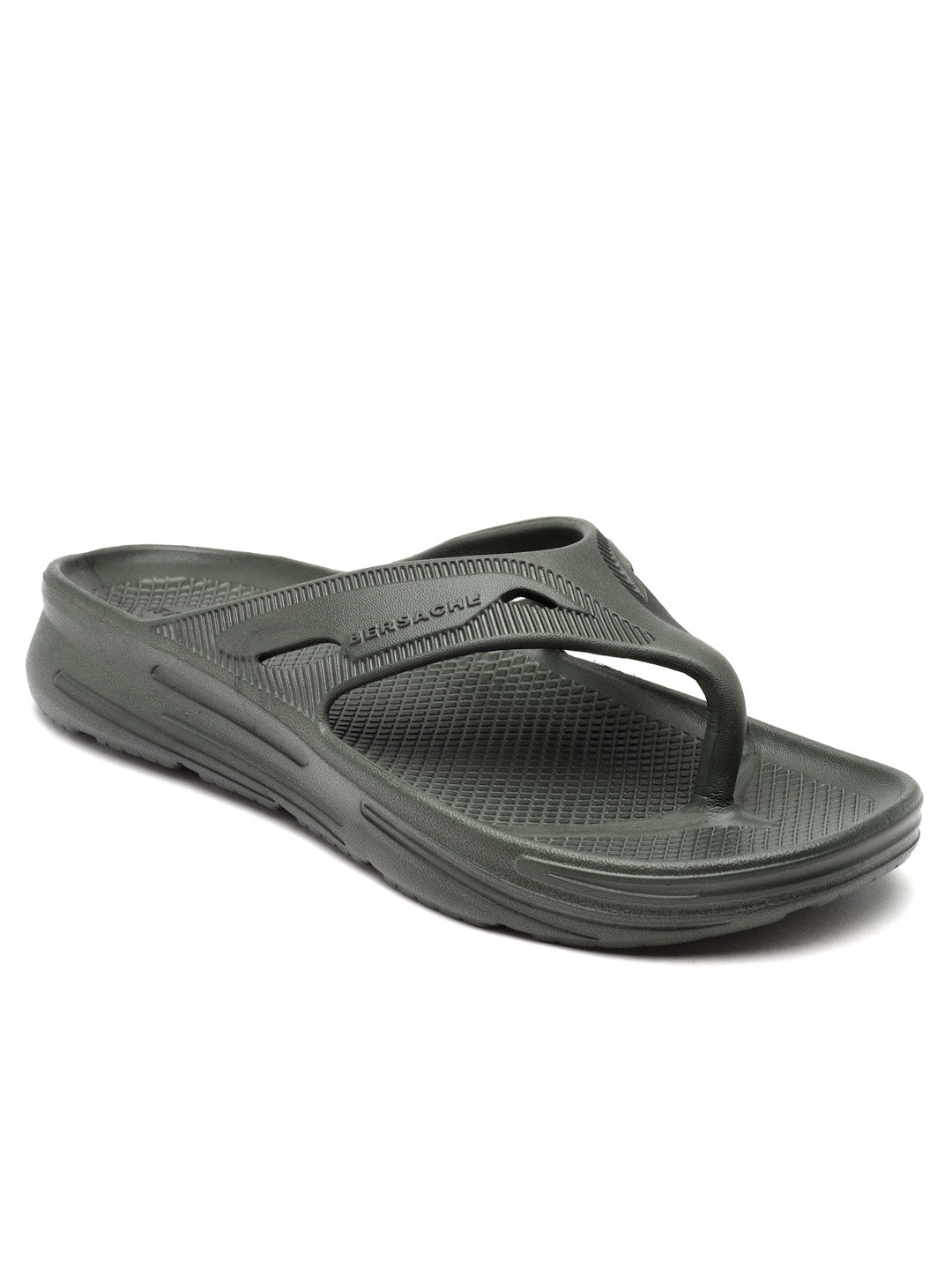 Bersache Extra Soft Classic Casual with  Regular wear with Ultra Soft & Flexibility Technology Flip Flop for Men's & Boy's (6121-Green)