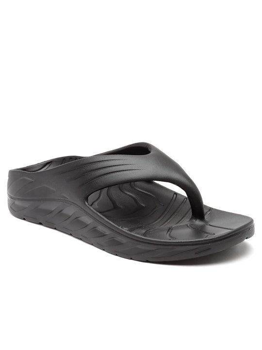 Bersache Extra Soft Classic Casual with  Regular wear with Ultra Soft & Flexibility Technology Flip Flop for Men's & Boy's (6097-Black)