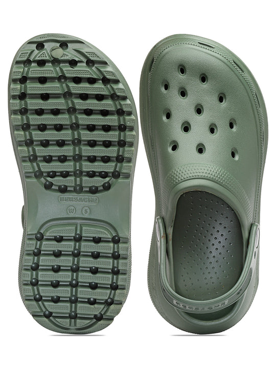 Bersache Extra Soft Classic Casual with  Regular wear with Ultra Soft & Flexibility Technology Flip Flop For women's/Girl's-(6132-Green)