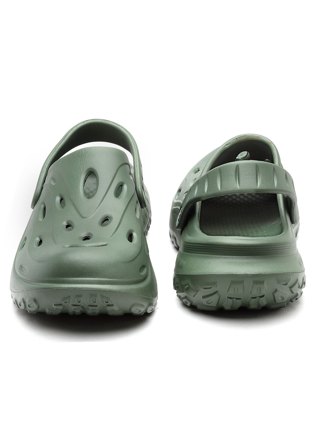 Bersache Extra Soft Classic Casual with  Regular wear with Ultra Soft & Flexibility Technology Clog's for Men's & Boy's (6123-Green)