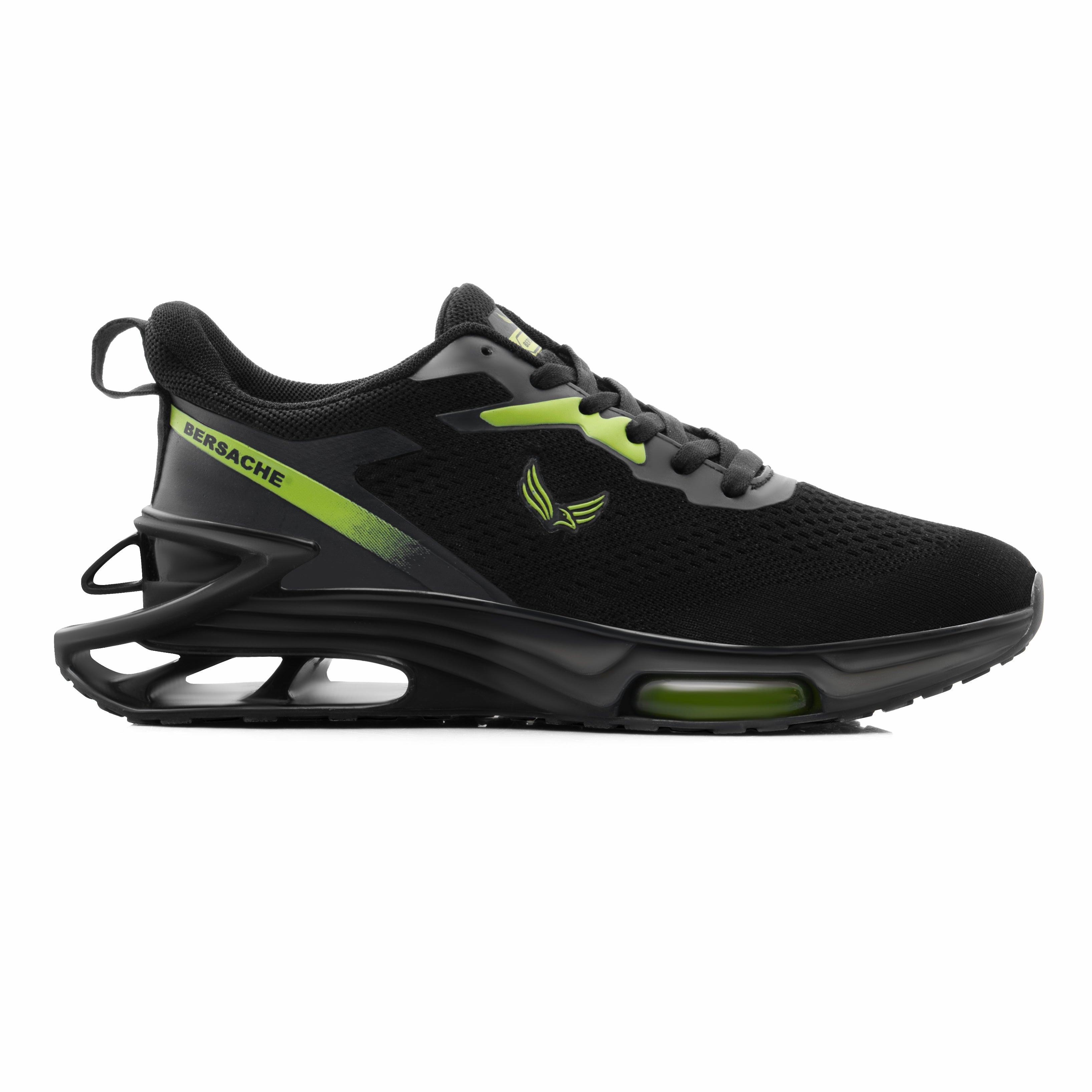 Bersache Premium Casual ,Gym, Trending Stylish Running Shoes For Men  (9195-Black)