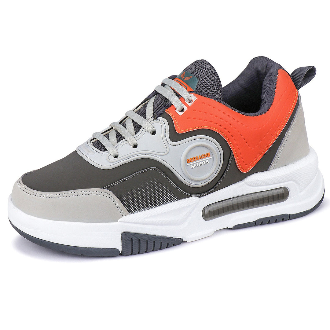 Bersache Premium Sports ,Gym, Trending Stylish Running Shoes For Men (9087-Grey )