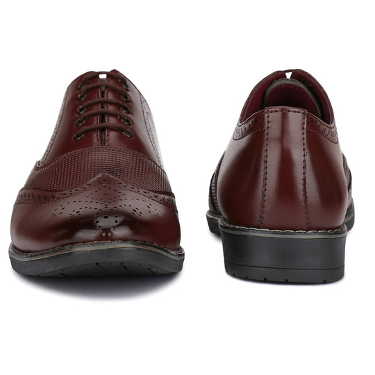 Bersache Comfortable Formal Outdoor Stylish Officewear Partywear Shoes For Men 9100 (Tan)