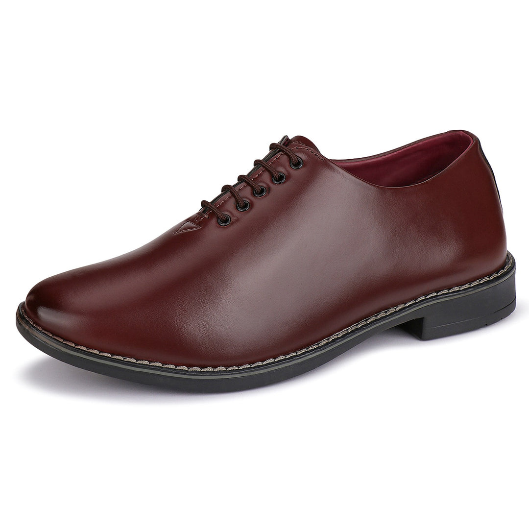 Bersache Comfortable Formal Outdoor Stylish Officewear Partywear Shoes For Men 9103 (Tan)