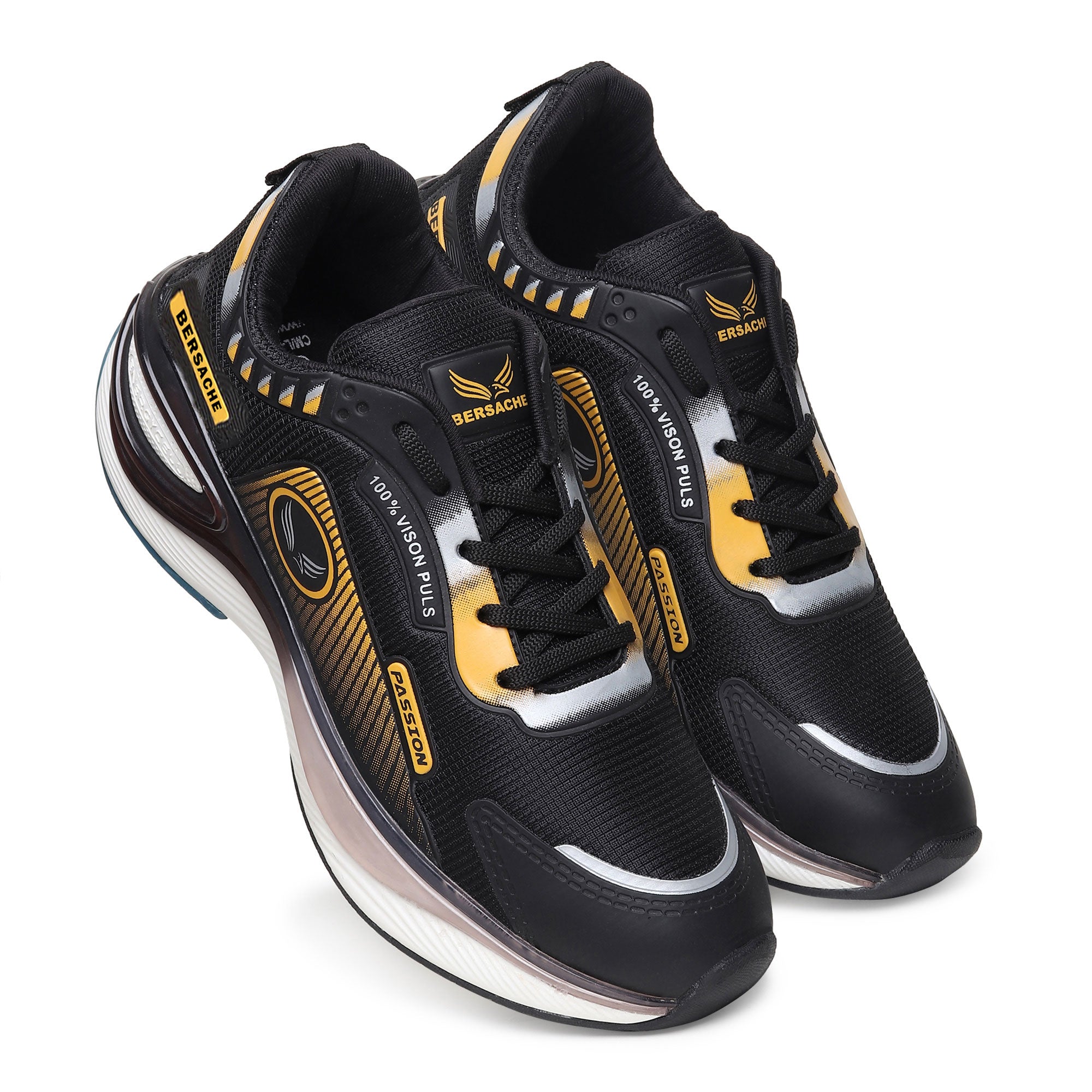 Bersache Sneaker, Loafers ,Casual With Extra Comfort Sneakers For Mens  (9199-Black).