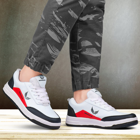 Bersache Premium Sports ,Gym, trending Stylish Running shoes for men (9115-Red)