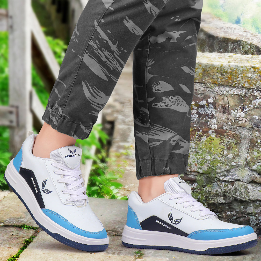 Bersache Premium Sports ,Gym, trending Stylish Running shoes for men (9113-Blue)